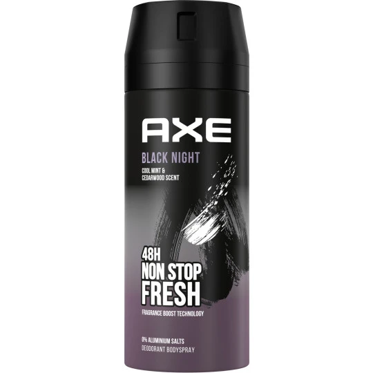Bodyspray Black Night 150ML Axe Bodyspray Black Night 150ML -Geschäft Für Körperpflegeprodukte