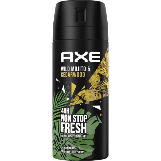 Bodyspray Wild Mojito & Cedarwood 150ML Axe Bodyspray Wild Mojito & Cedarwood 150ML -Geschäft Für Körperpflegeprodukte