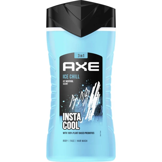 Duschgel Ice Chill 3in1 250ML Axe Duschgel Ice Chill 3in1 250ML -Geschäft Für Körperpflegeprodukte
