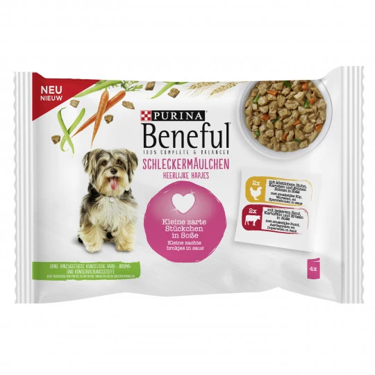 Beneful Schleckermäulchen Huhn & Rind 4x 100G Purina Beneful Schleckermäulchen Huhn & Rind 4x 100G -Geschäft Für Körperpflegeprodukte