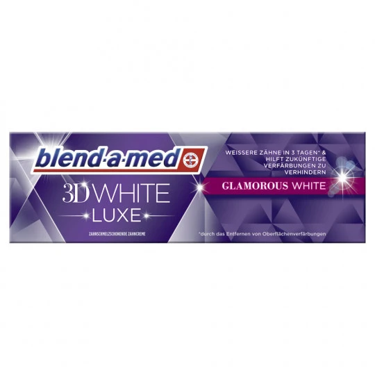 Zahncreme 3D White Luxe Glamorous White 75ML Zahncreme 3D White Luxe Glamorous White 75ML -Geschäft Für Körperpflegeprodukte