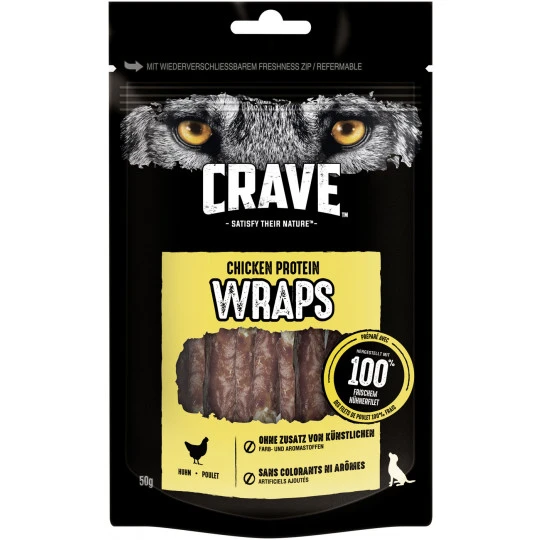 Protein Wraps mit Huhn 50G Crave Protein Wraps Mit Huhn 50G -Geschäft Für Körperpflegeprodukte crave protein wraps mit huhn 50g