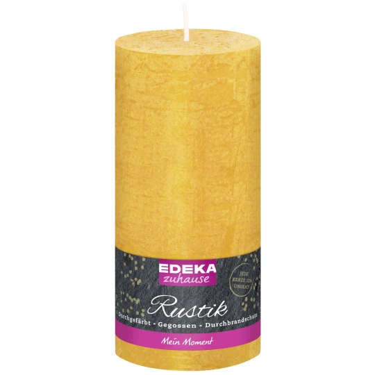 zuhause Rustik Stumpenkerze gelb 16cm x 7cm Zuhause Rustik Stumpenkerze Gelb 16cm X 7cm -Geschäft Für Körperpflegeprodukte