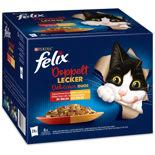 so gut wie es aussieht Doppelt Lecker Geschmacksvielfalt vom Land 24x 85G Felix So Gut Wie Es Aussieht Doppelt Lecker Geschmacksvielfalt Vom Land 24x 85G -Geschäft Für Körperpflegeprodukte