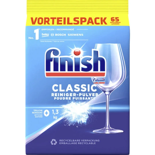 Classic Reiniger Pulver 1,3KG Finish Classic Reiniger Pulver 1,3KG -Geschäft Für Körperpflegeprodukte finish classic reiniger pulver 13kg
