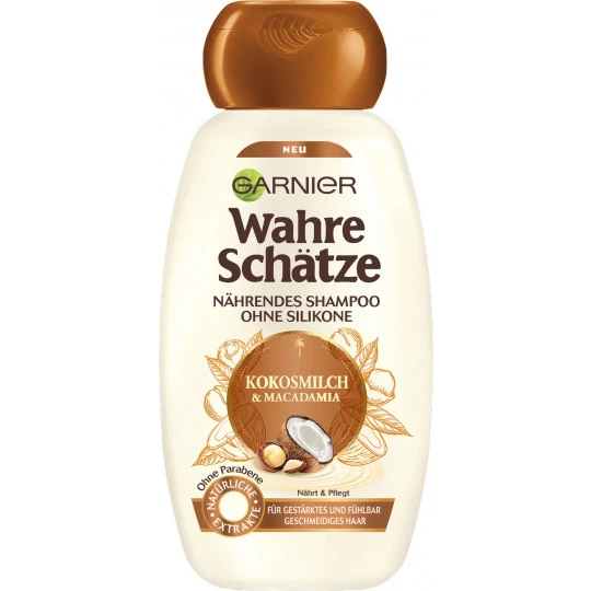 Garnier Wahre Schätze Kokosmilch & Macadamia Nährendes Shampoo 250ML -Geschäft Für Körperpflegeprodukte garnier wahre schamp228tze shampoo kokosmilchampampmacadamia famp252r gesundes und famp252hlbar geschmeidigeres haar 250ml