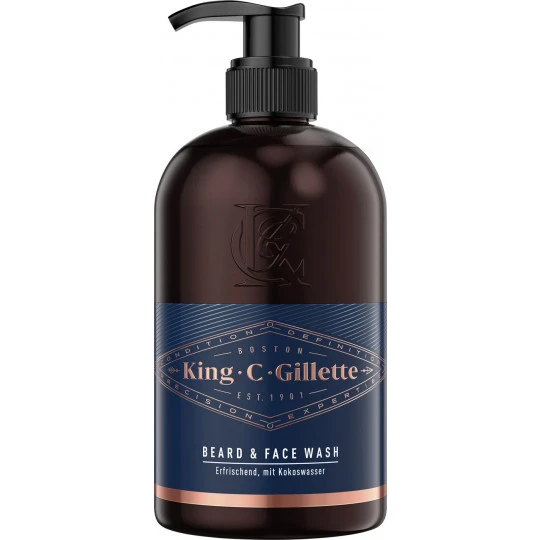 King C. Gillette Beard & Face Wash 350ML King C. Gillette Beard & Face Wash 350ML -Geschäft Für Körperpflegeprodukte gilette king c gillette beard amp face wash 350ml