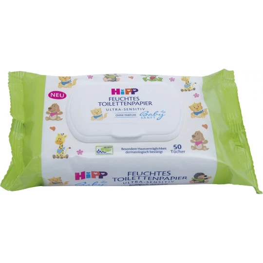Babysanft feuchtes Toilettenpapier 50ST Hipp Babysanft Feuchtes Toilettenpapier 50ST -Geschäft Für Körperpflegeprodukte hipp babysanft feuchtes kindertoilettenpapier 50blatt