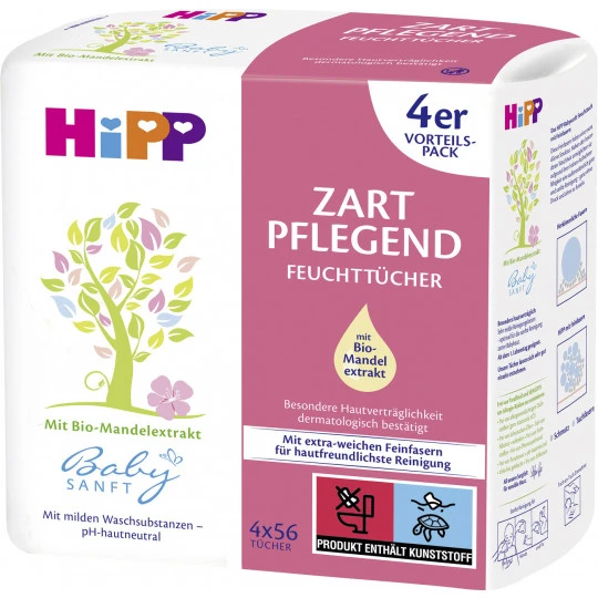Babysanft Zart Pflegend Feuchttücher 4x 56ST Hipp Babysanft Zart Pflegend Feuchttücher 4x 56ST -Geschäft Für Körperpflegeprodukte