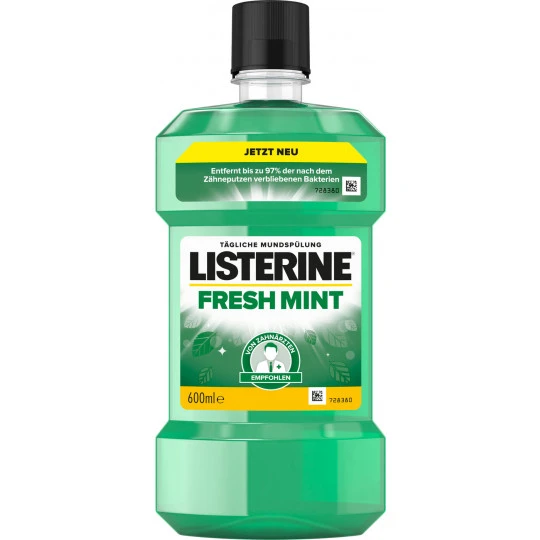 Listerine Fresh Mint Mundspülung 600ML -Geschäft Für Körperpflegeprodukte listerine mundspamp252lung fresh mint 600ml
