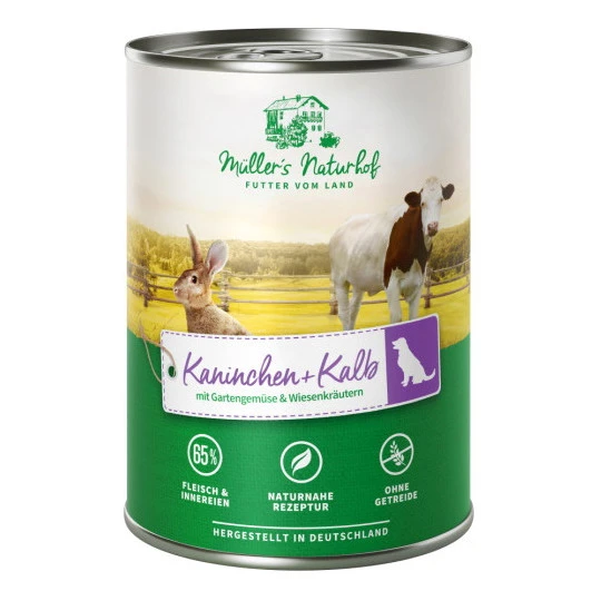 Naturhof Hundefutter Kalb & Kaninchen 400G Naturhof Hundefutter Kalb & Kaninchen 400G -Geschäft Für Körperpflegeprodukte mnkankalb