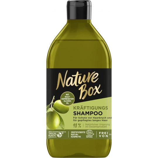 Box Kräftigungs-Shampoo Olivenöl 385ML Nature Box Kräftigungs-Shampoo Olivenöl 385ML -Geschäft Für Körperpflegeprodukte