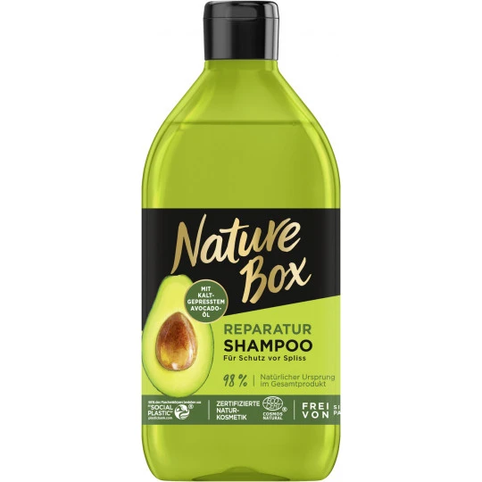 Box Reparatur Shampoo Avocadoöl 385ML Nature Box Reparatur Shampoo Avocadoöl 385ML -Geschäft Für Körperpflegeprodukte