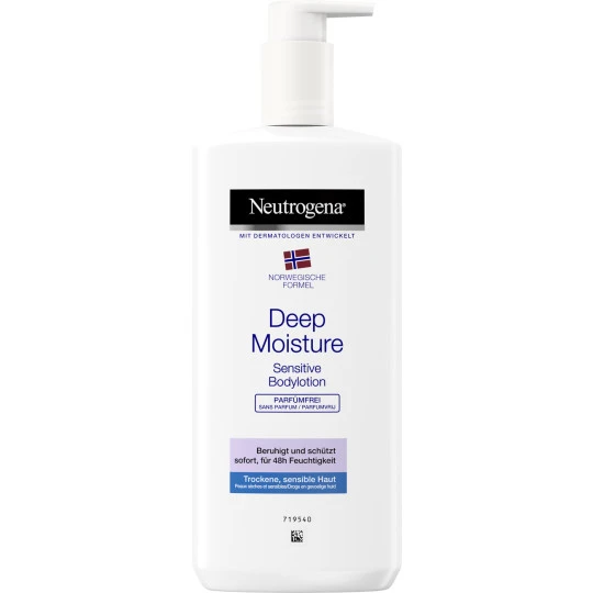 Deep Moisture Sensitive Body Lotion 400ML Neutrogena Deep Moisture Sensitive Body Lotion 400ML -Geschäft Für Körperpflegeprodukte neutrogena bodylotion sensitive deep moisture 04 ltr
