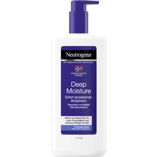 Deep Moisture Sofort Einziehende Bodylotion 400ML Neutrogena Deep Moisture Sofort Einziehende Bodylotion 400ML -Geschäft Für Körperpflegeprodukte neutrogena norwegische formel kamp246rperlotion deep moisture 400ml