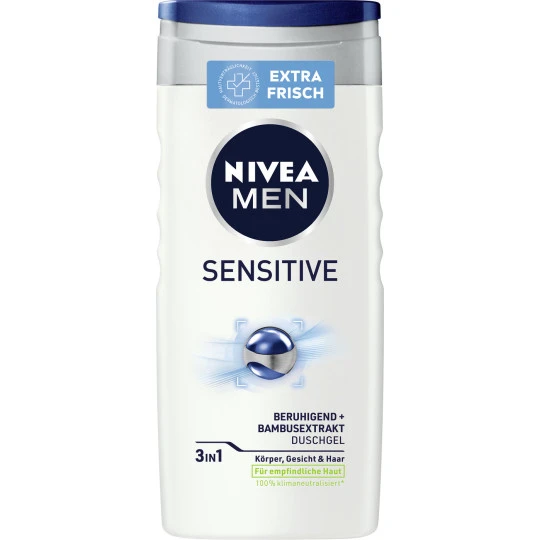 Men 3in1 Duschgel Sensitive 250ML NIVEA Men 3in1 Duschgel Sensitive 250ML -Geschäft Für Körperpflegeprodukte nivea men 3in1 duschgel sensitive 250ml
