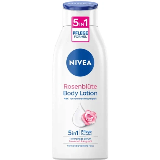 Body Lotion Rosenblüte Tiefenpflege Serum Arganöl 48h 400ML NIVEA Body Lotion Rosenblüte Tiefenpflege Serum Arganöl 48h 400ML -Geschäft Für Körperpflegeprodukte nivearosenbltebl