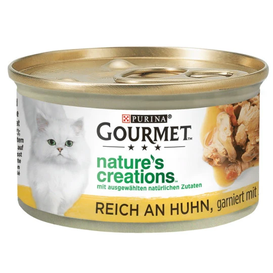 Gourmet Nature's Creations reich an Huhn garniert mit Spinat und Tomaten 85G Purina Gourmet Nature's Creations Reich An Huhn Garniert Mit Spinat Und Tomaten 85G -Geschäft Für Körperpflegeprodukte purinagourmetnaturecreationhuhn