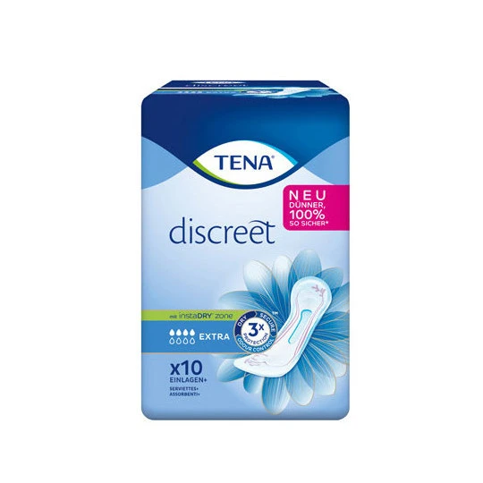 Discreet Extra Einlagen 10ST TENA Discreet Extra Einlagen 10ST -Geschäft Für Körperpflegeprodukte tena discreet