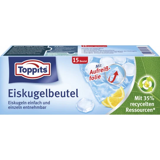 Eiskugelbeutel 15ST Eiskugelbeutel 15ST -Geschäft Für Körperpflegeprodukte toppits eiskugelbeutel 15 stck