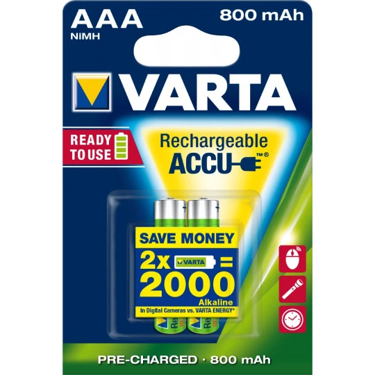 Rechargeable ACCUS AAA 2ST Varta Rechargeable ACCUS AAA 2ST -Geschäft Für Körperpflegeprodukte vartaaccuaaa