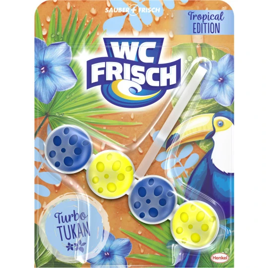 Frisch Tropical Edition Turbo Tukan 50G Frisch Tropical Edition Turbo Tukan 50G -Geschäft Für Körperpflegeprodukte wc frisch kraft aktiv turbo tukan 50g